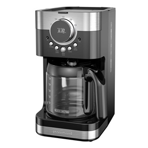 Select A Size Easy Dial Programmable Coffeemaker Cm4200s Black Decker